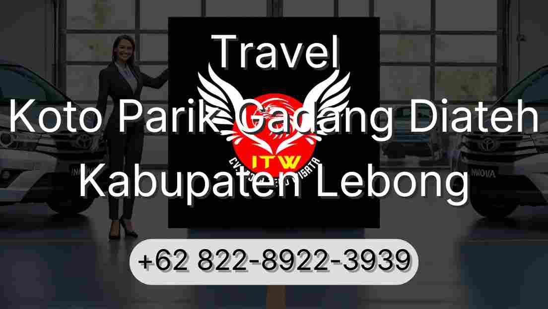 Travel Koto Parik Gadang Diateh Kabupaten Lebong