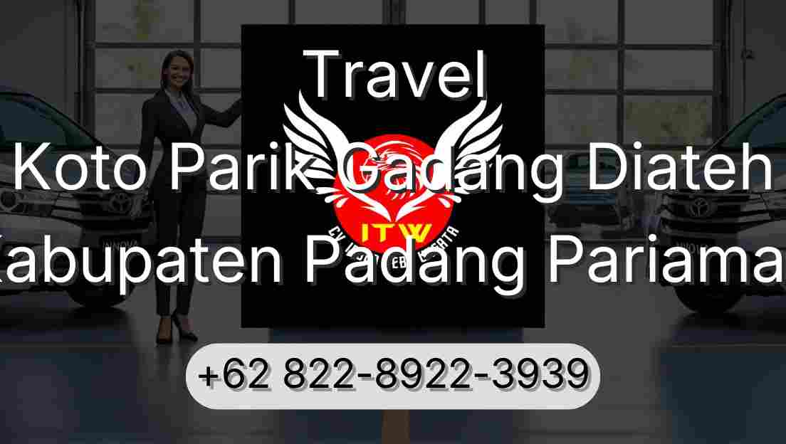 Travel Koto Parik Gadang Diateh Kabupaten Padang Pariaman