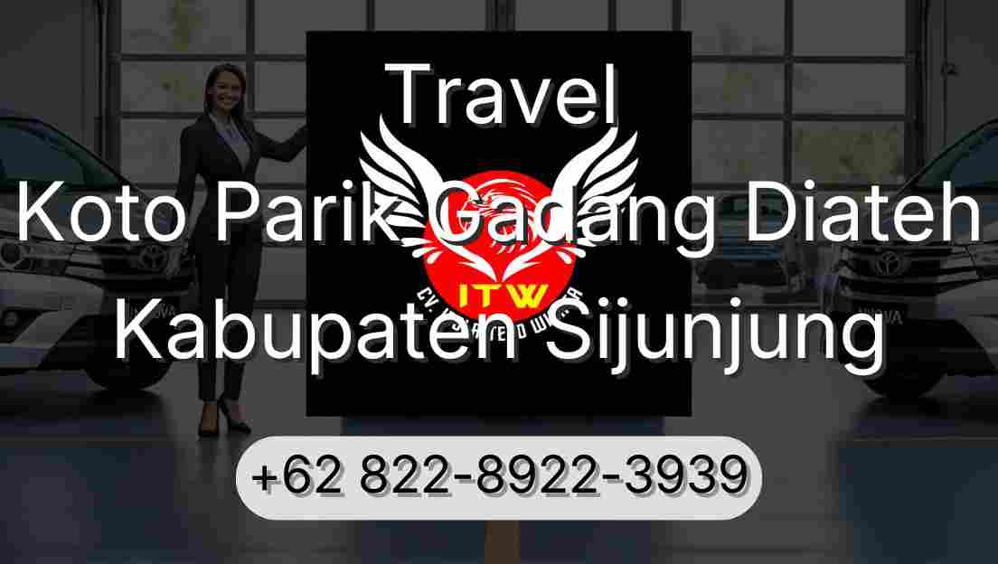 Travel Koto Parik Gadang Diateh Kabupaten Sijunjung