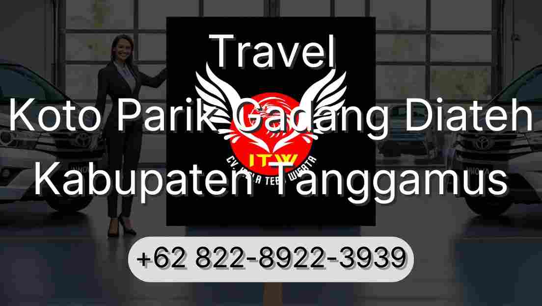 Travel Koto Parik Gadang Diateh Kabupaten Tanggamus