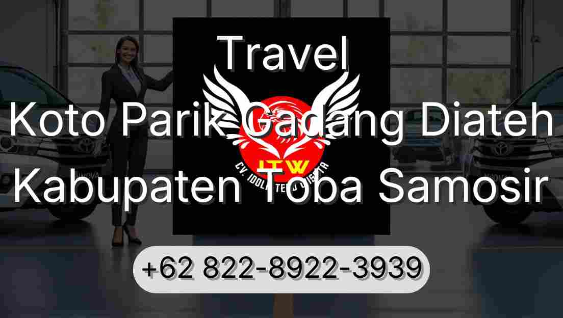 Travel Koto Parik Gadang Diateh Kabupaten Toba Samosir