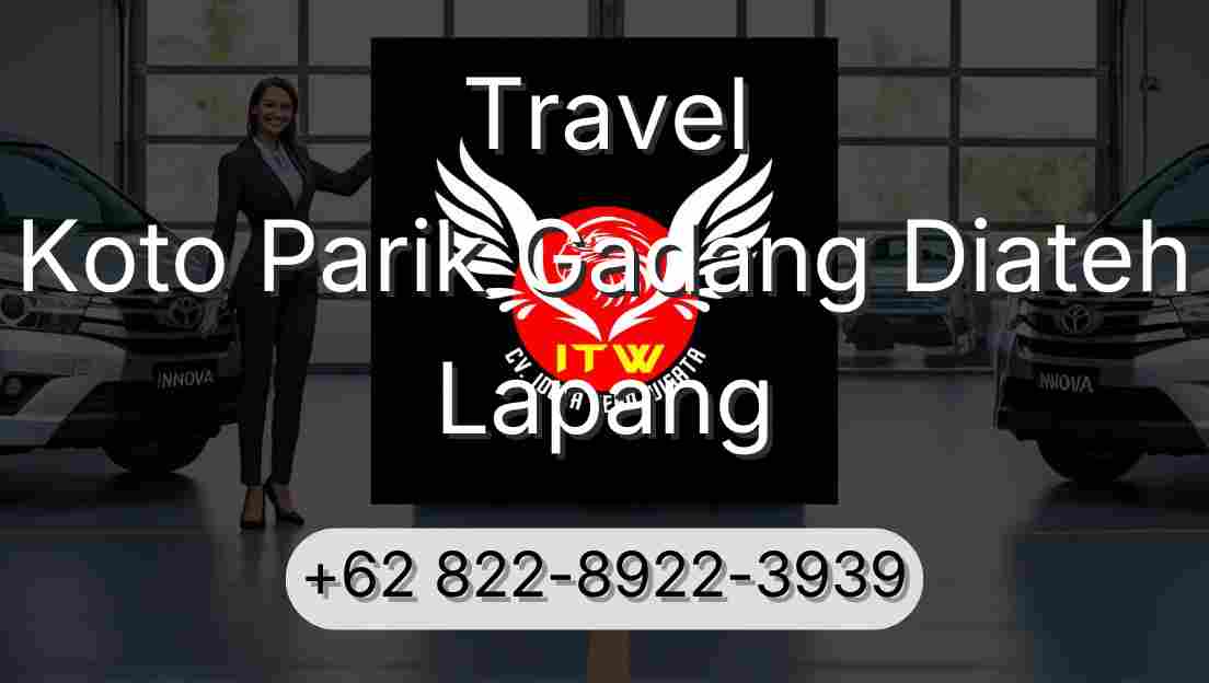 Travel Koto Parik Gadang Diateh Lapang