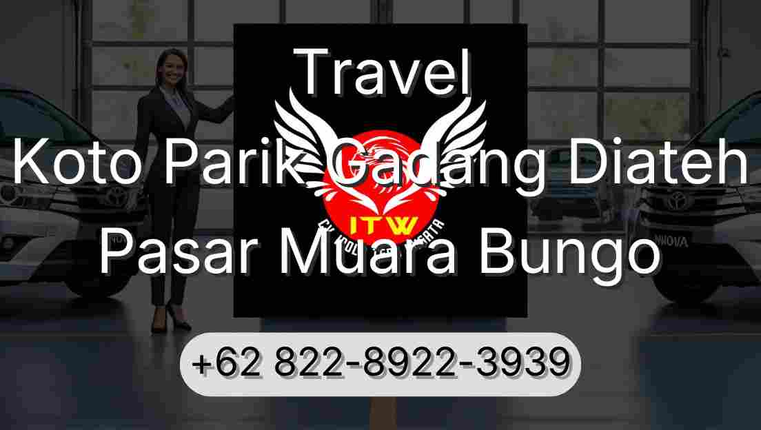 Travel Koto Parik Gadang Diateh Pasar Muara Bungo
