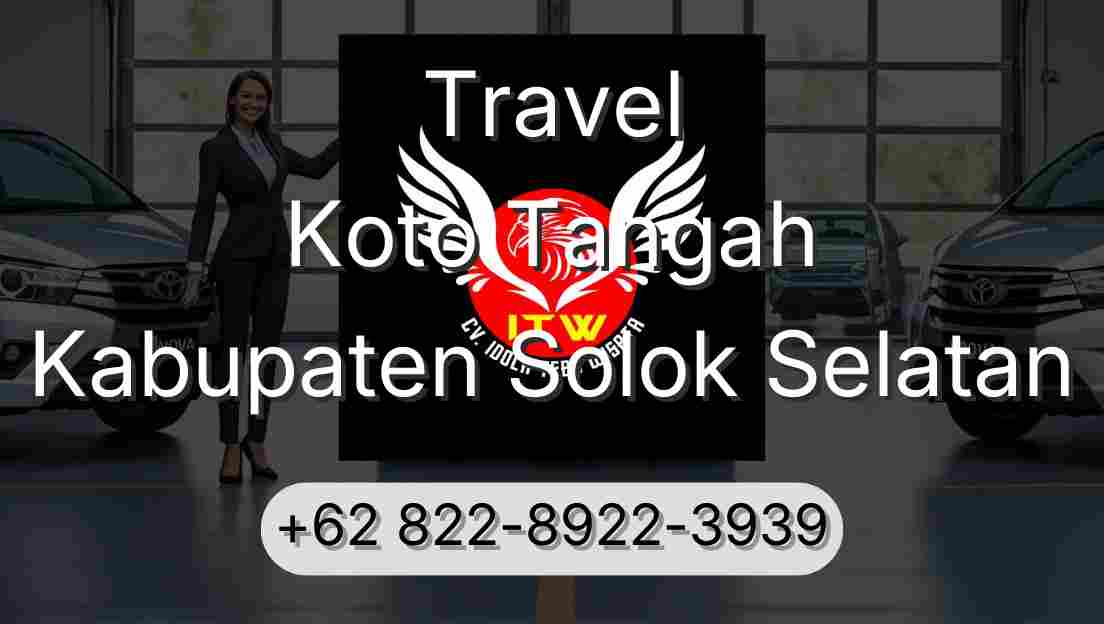 Travel Koto Tangah Kabupaten Solok Selatan