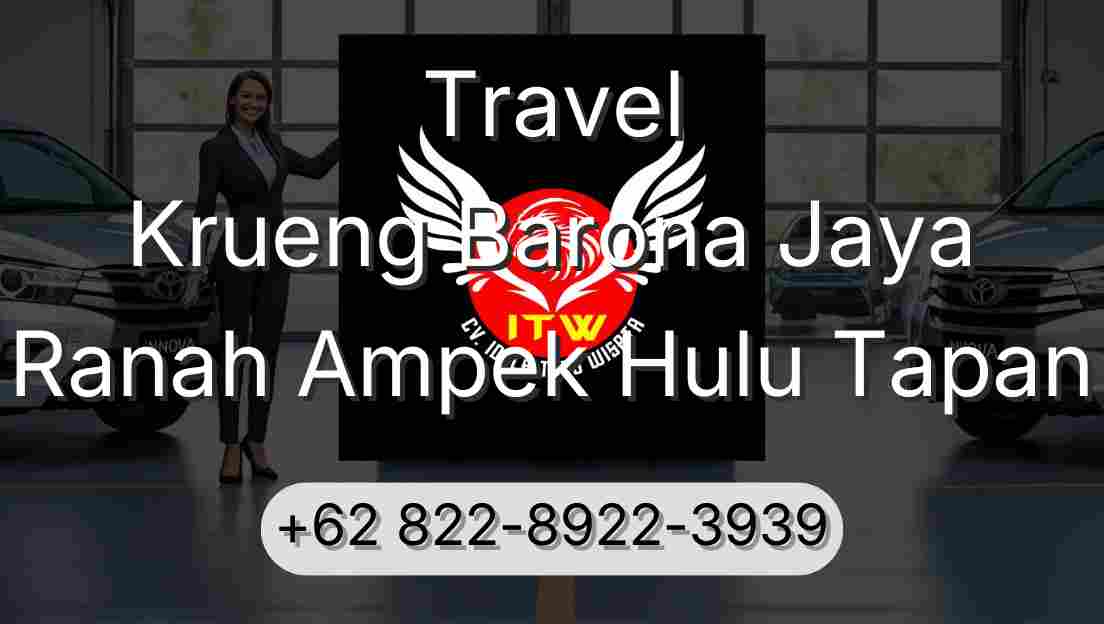 Travel Krueng Barona Jaya Ranah Ampek Hulu Tapan