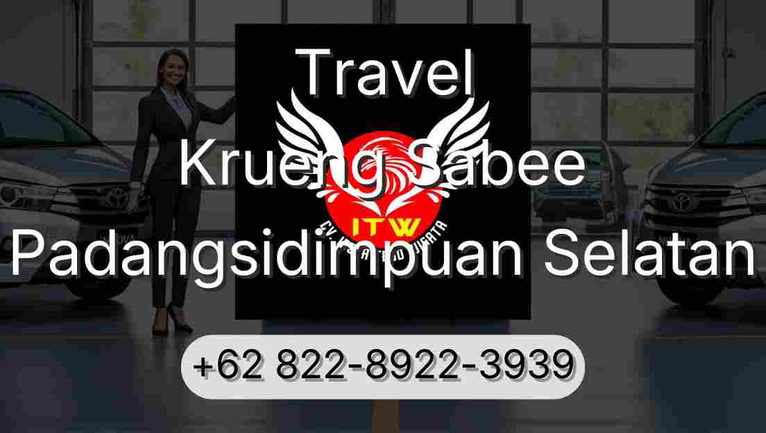 Travel Krueng Sabee Padangsidimpuan Selatan