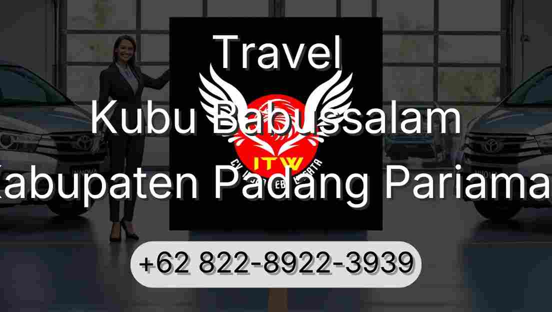 Travel Kubu Babussalam Kabupaten Padang Pariaman