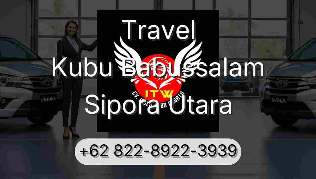 Travel Kubu Babussalam Sipora Utara