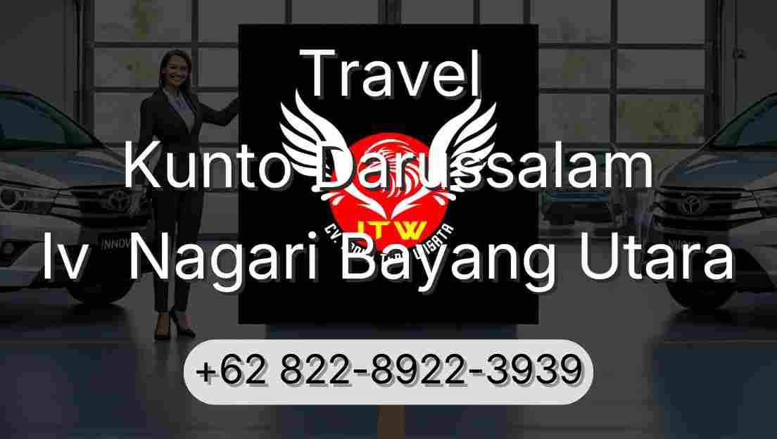 Travel Kunto Darussalam Iv  Nagari Bayang Utara