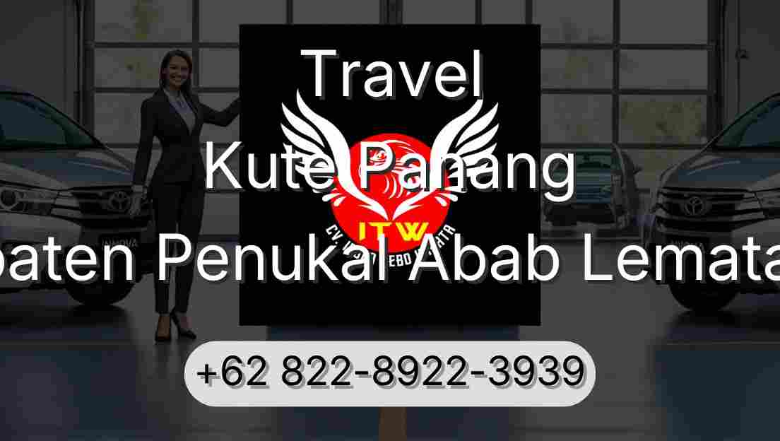 Travel Kute Panang Kabupaten Penukal Abab Lematang Ilir