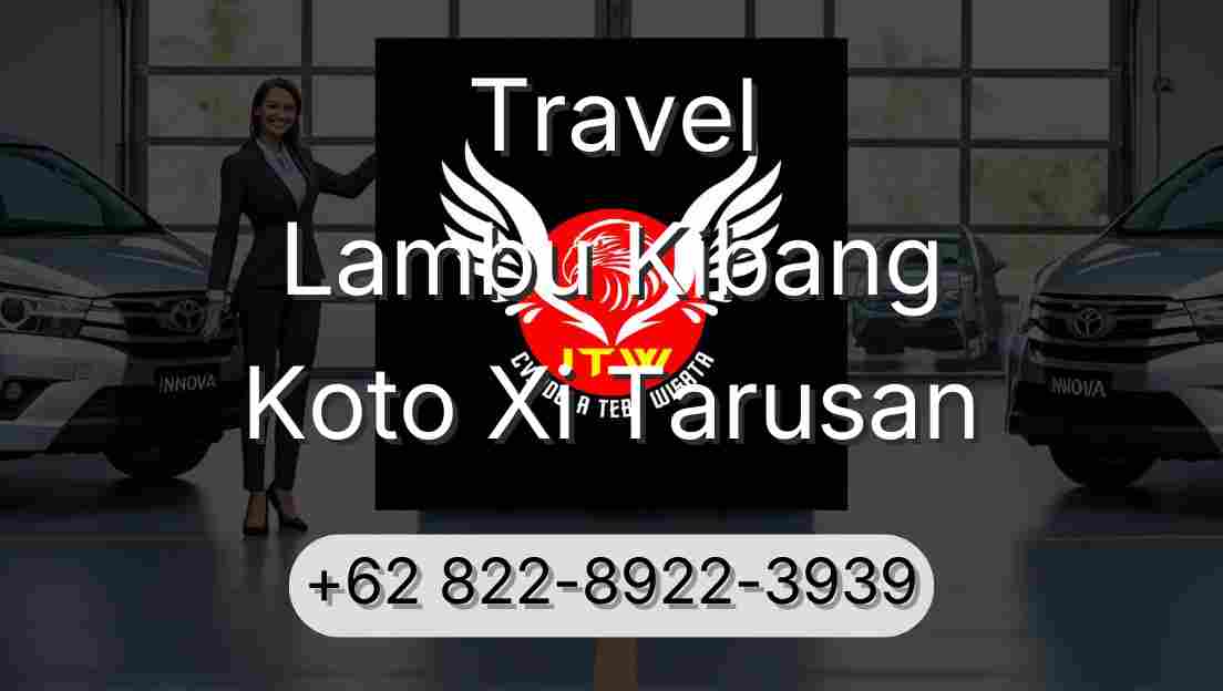 Travel Lambu Kibang Koto Xi Tarusan