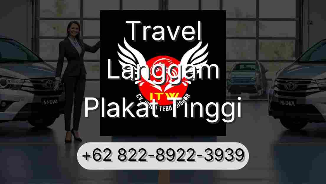 Travel Langgam Plakat Tinggi