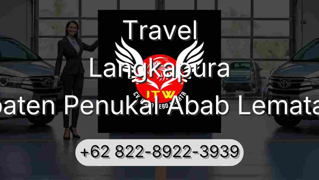 Travel Langkapura Kabupaten Penukal Abab Lematang Ilir
