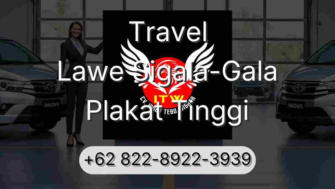 Travel Lawe Sigala-Gala Plakat Tinggi