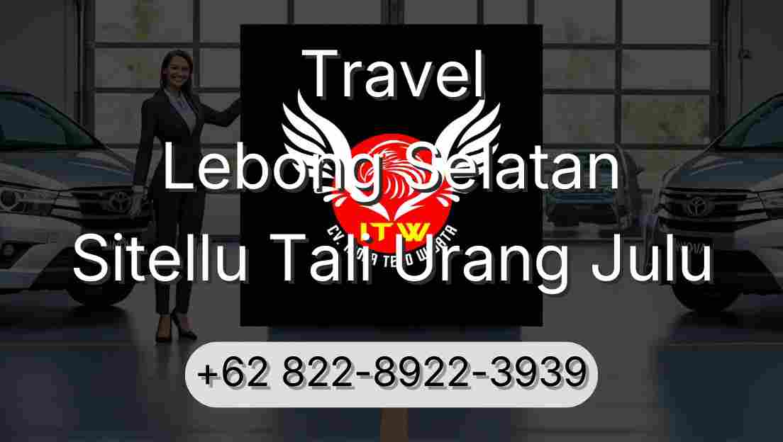Travel Lebong Selatan Sitellu Tali Urang Julu
