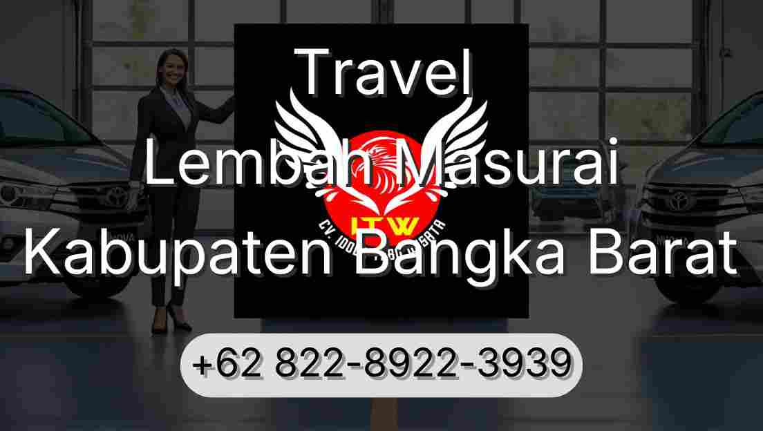 Travel Lembah Masurai Kabupaten Bangka Barat