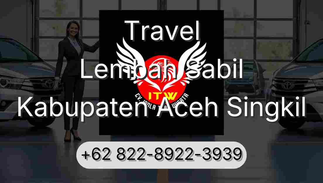 Travel Lembah Sabil Kabupaten Aceh Singkil