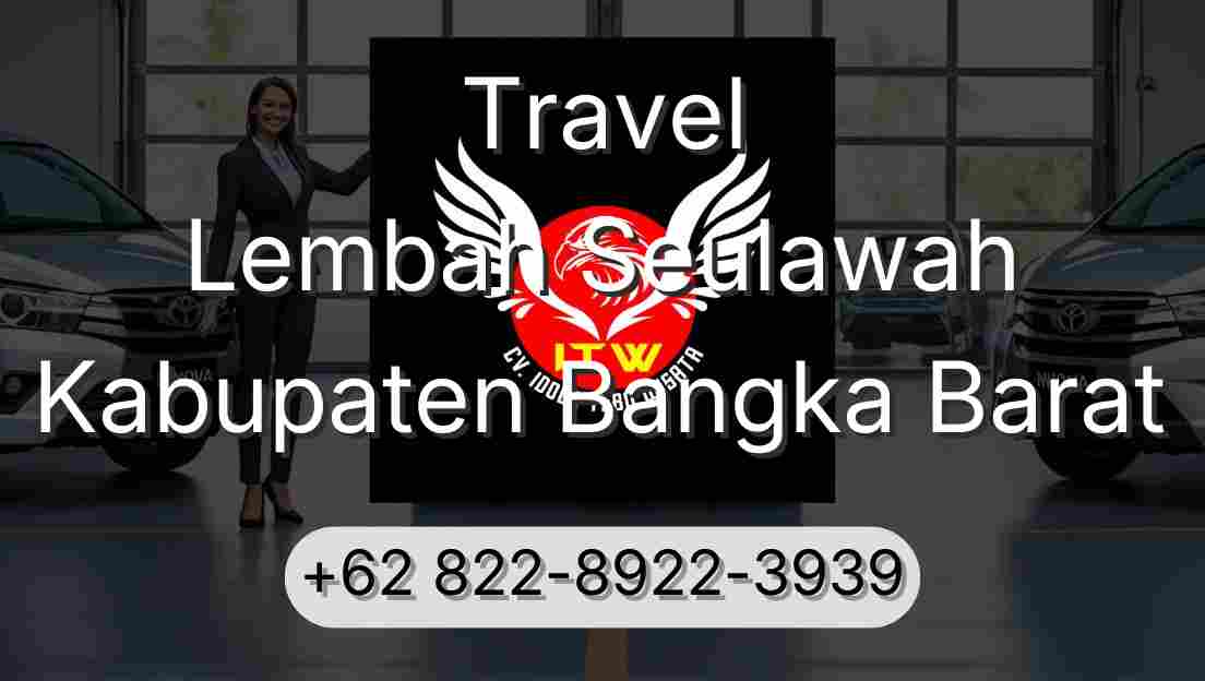 Travel Lembah Seulawah Kabupaten Bangka Barat