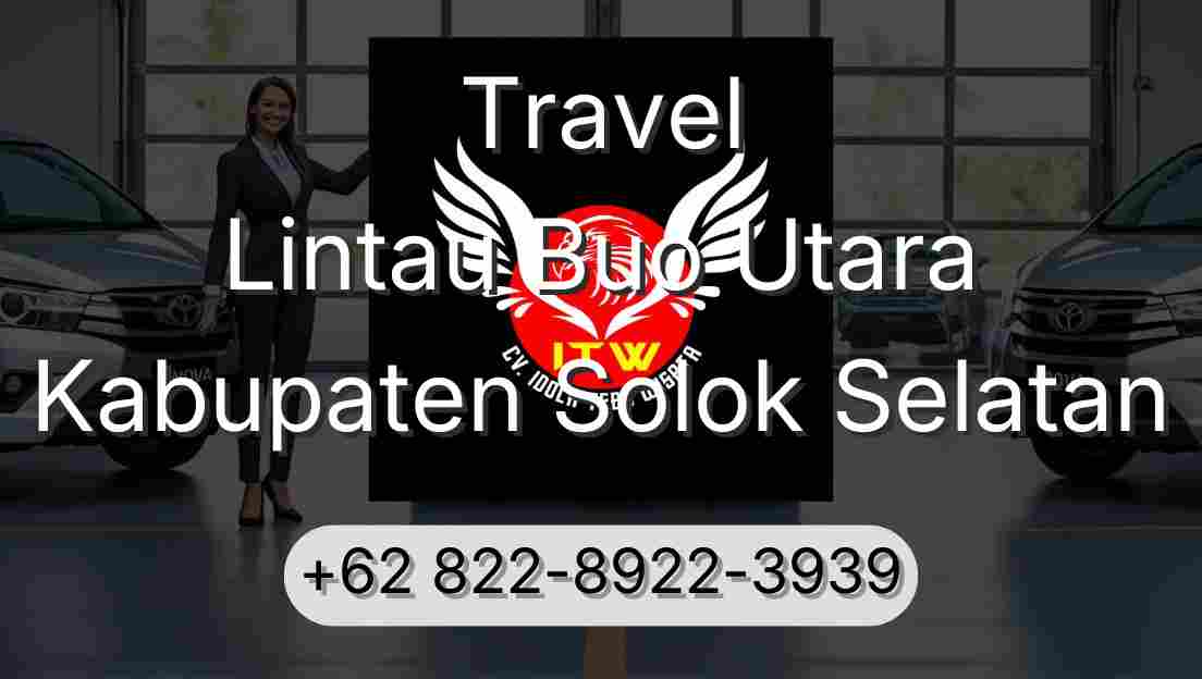 Travel Lintau Buo Utara Kabupaten Solok Selatan