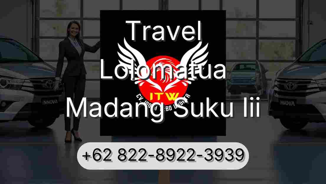 Travel Lolomatua Madang Suku Iii