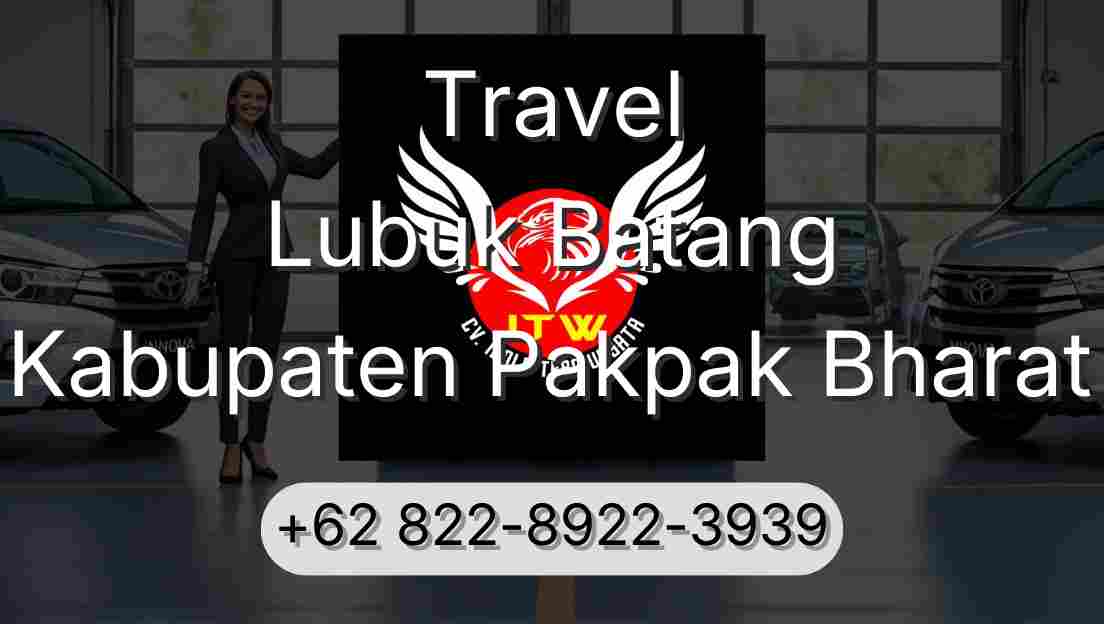 Travel Lubuk Batang Kabupaten Pakpak Bharat