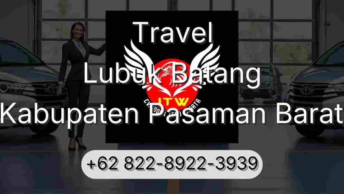 Travel Lubuk Batang Kabupaten Pasaman Barat