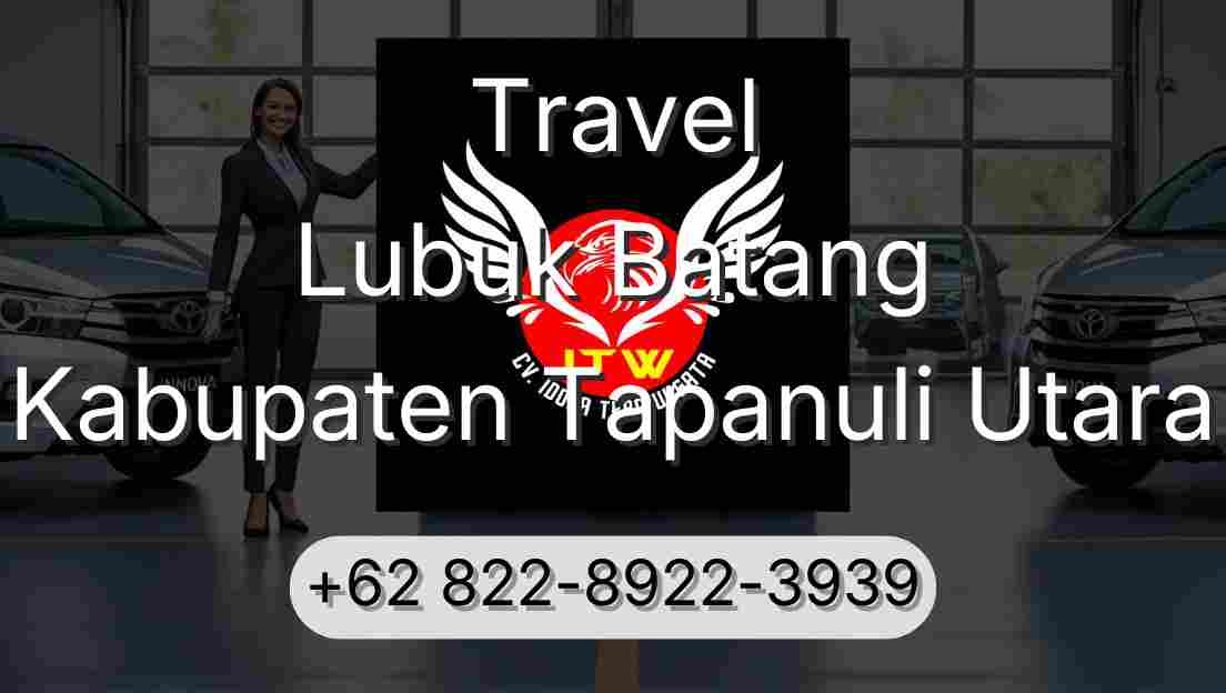 Travel Lubuk Batang Kabupaten Tapanuli Utara