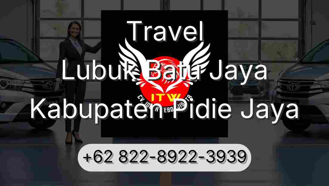 Travel Lubuk Batu Jaya Kabupaten Pidie Jaya