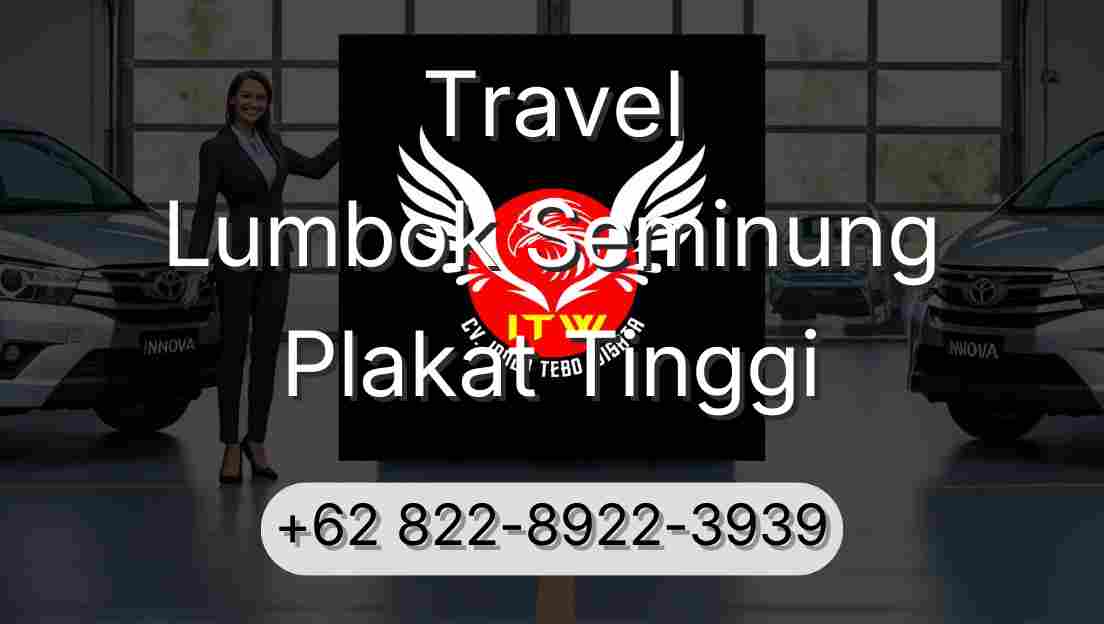 Travel Lumbok Seminung Plakat Tinggi