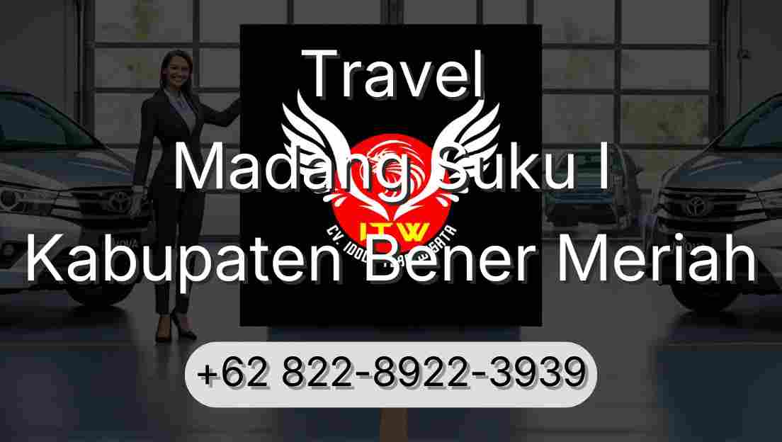 Travel Madang Suku I Kabupaten Bener Meriah