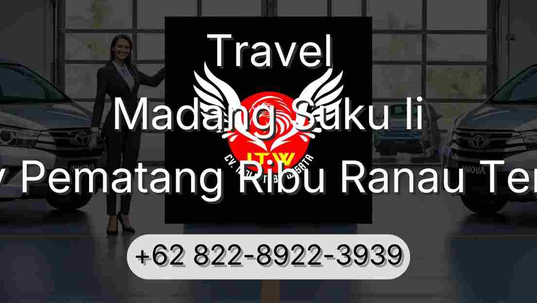 Travel Madang Suku Ii Buay Pematang Ribu Ranau Tengah