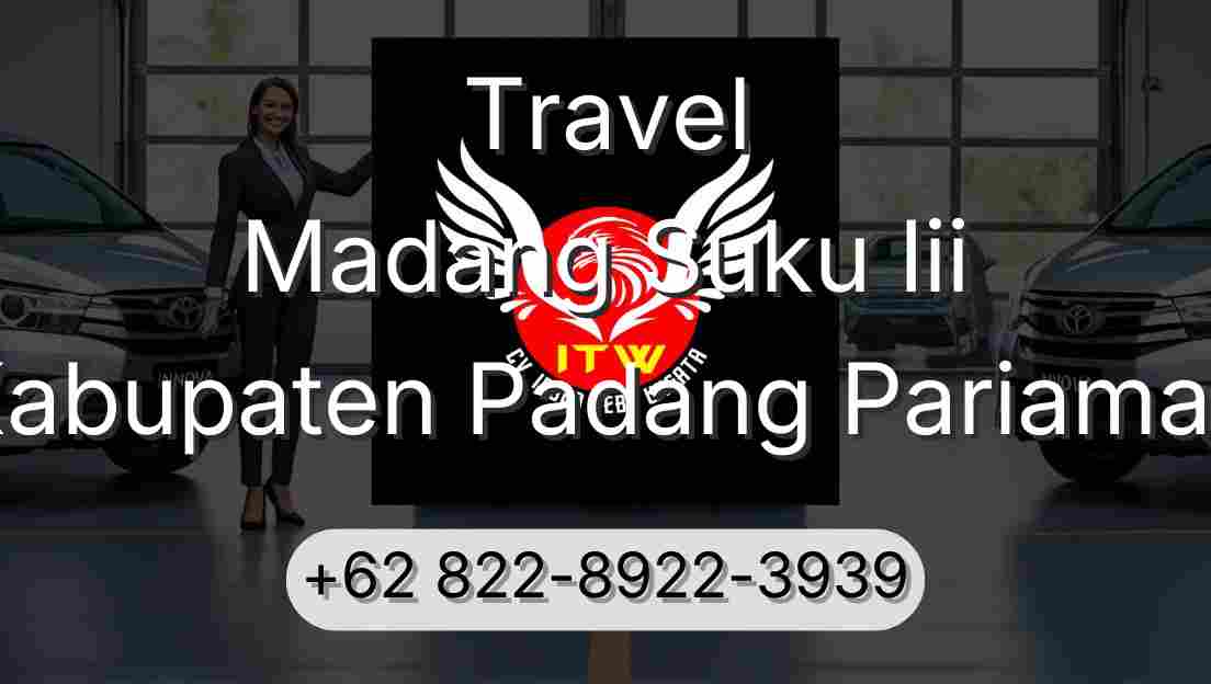 Travel Madang Suku Iii Kabupaten Padang Pariaman