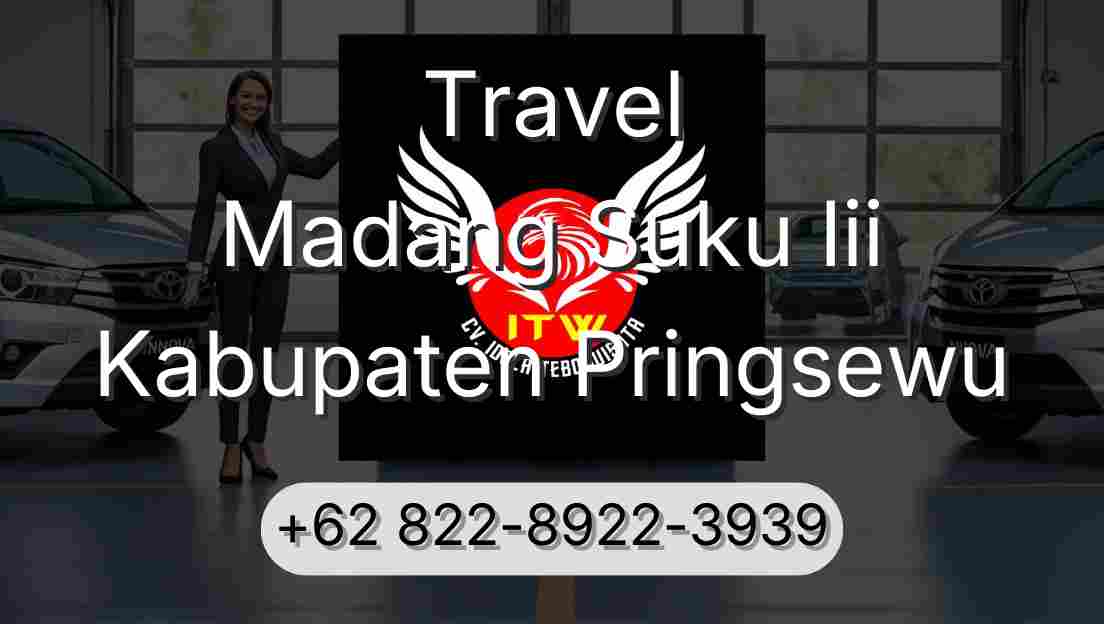 Travel Madang Suku Iii Kabupaten Pringsewu
