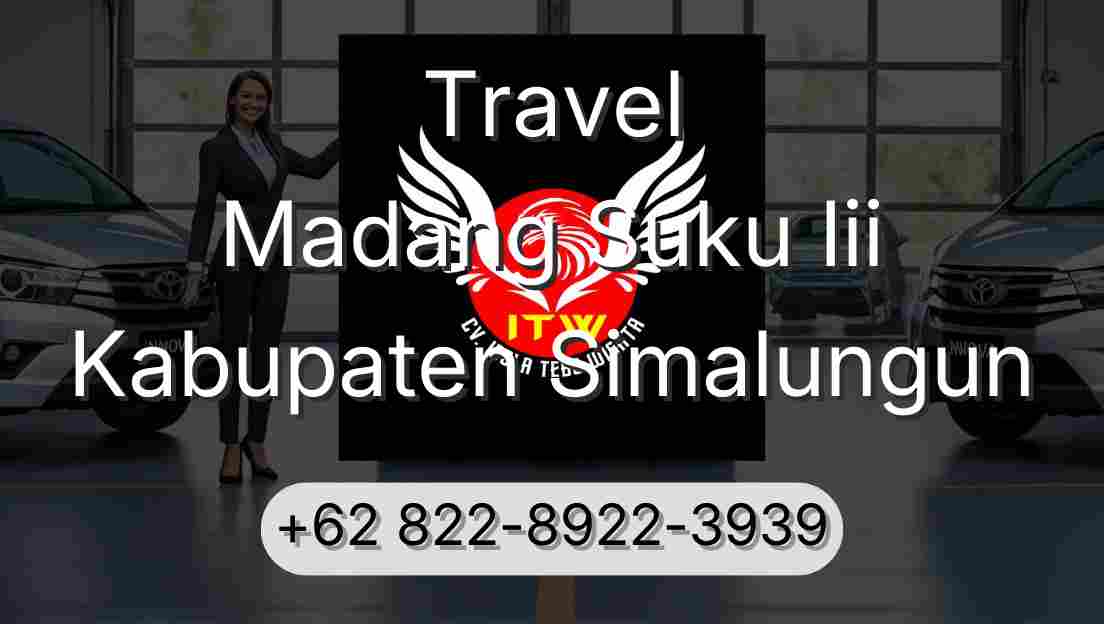 Travel Madang Suku Iii Kabupaten Simalungun