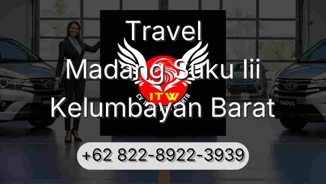Travel Madang Suku Iii Kelumbayan Barat