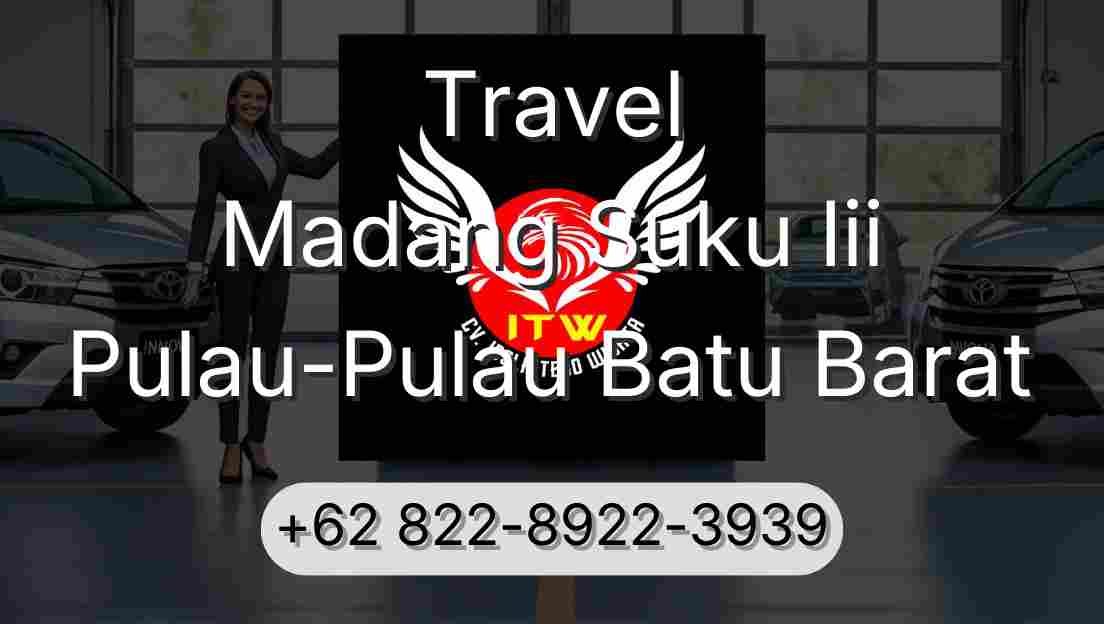 Travel Madang Suku Iii Pulau-Pulau Batu Barat