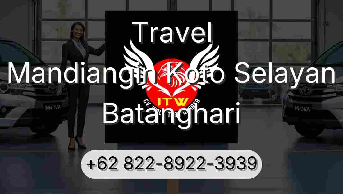 Travel Mandiangin Koto Selayan Batanghari