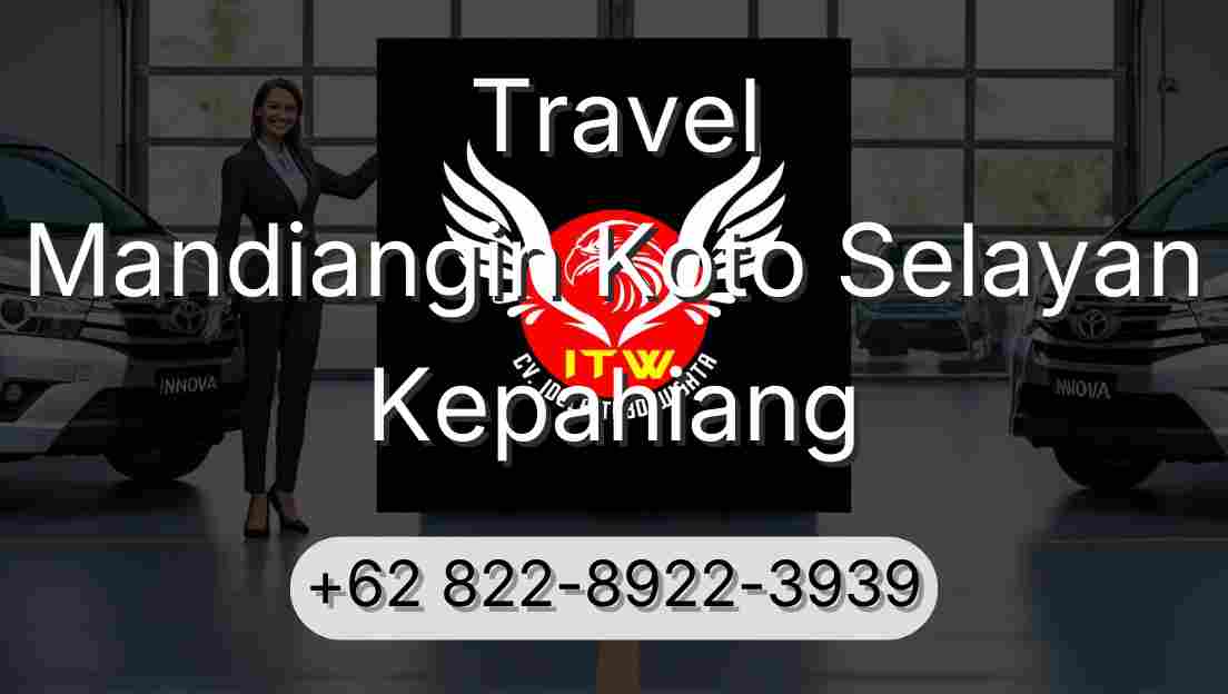 Travel Mandiangin Koto Selayan Kepahiang