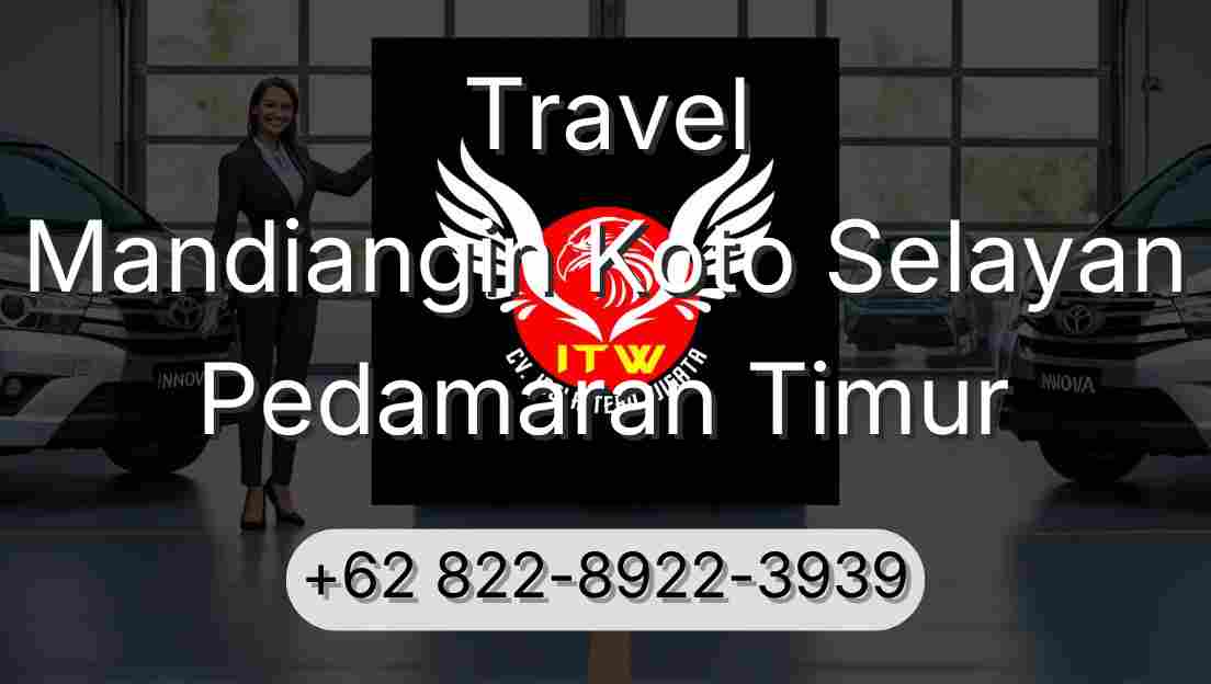 Travel Mandiangin Koto Selayan Pedamaran Timur