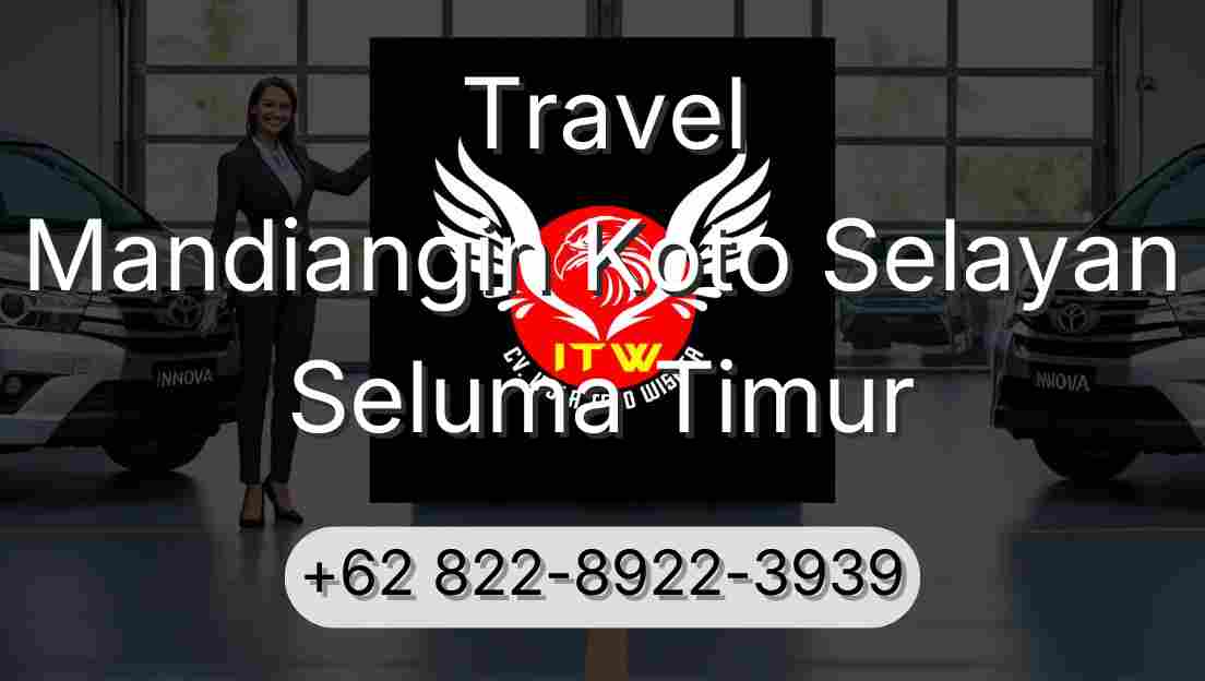 Travel Mandiangin Koto Selayan Seluma Timur