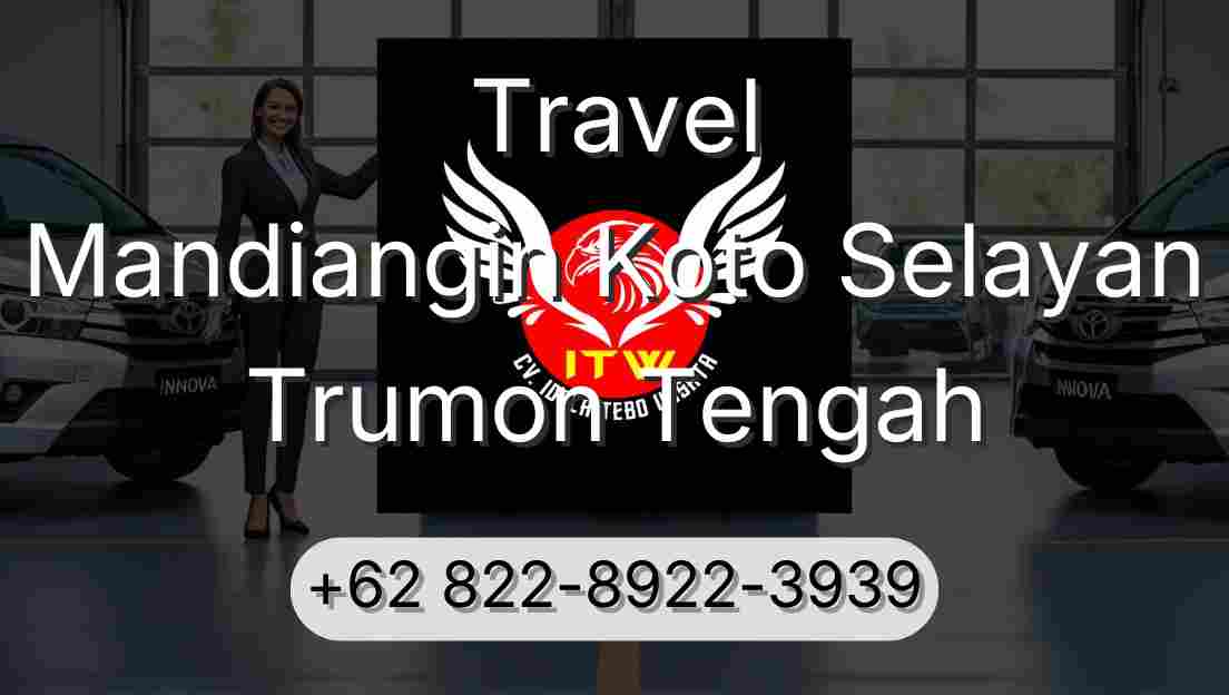 Travel Mandiangin Koto Selayan Trumon Tengah