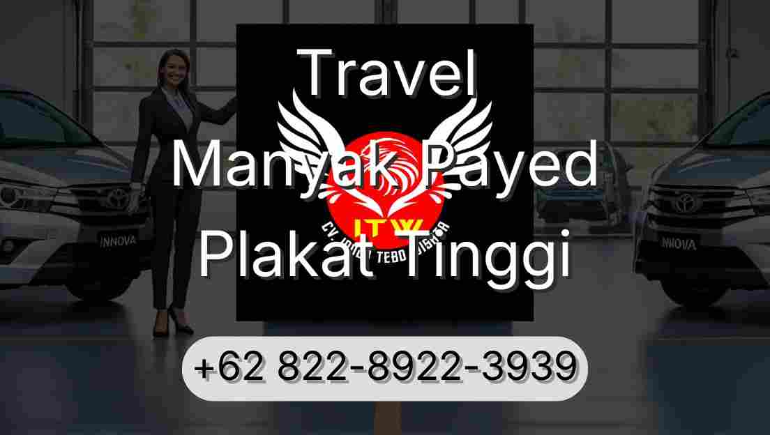 Travel Manyak Payed Plakat Tinggi