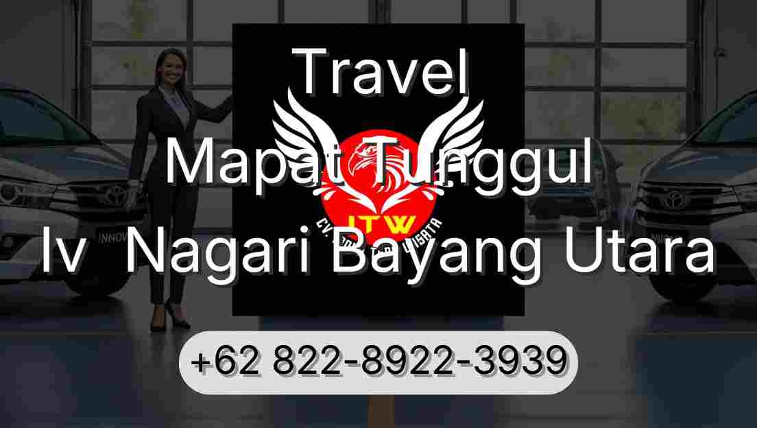 Travel Mapat Tunggul Iv  Nagari Bayang Utara