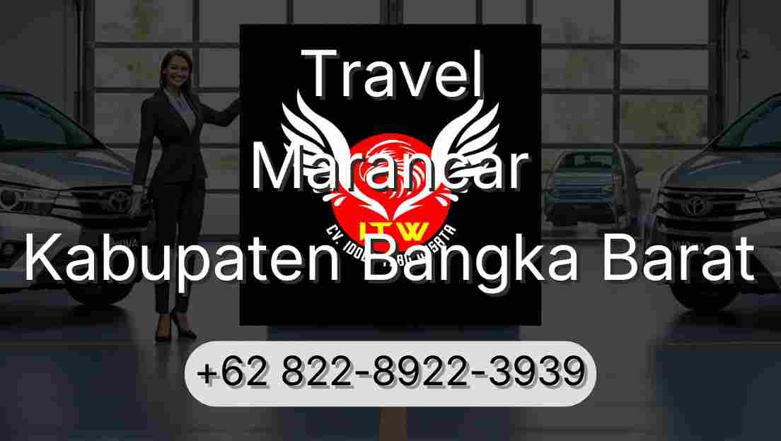 Travel Marancar Kabupaten Bangka Barat