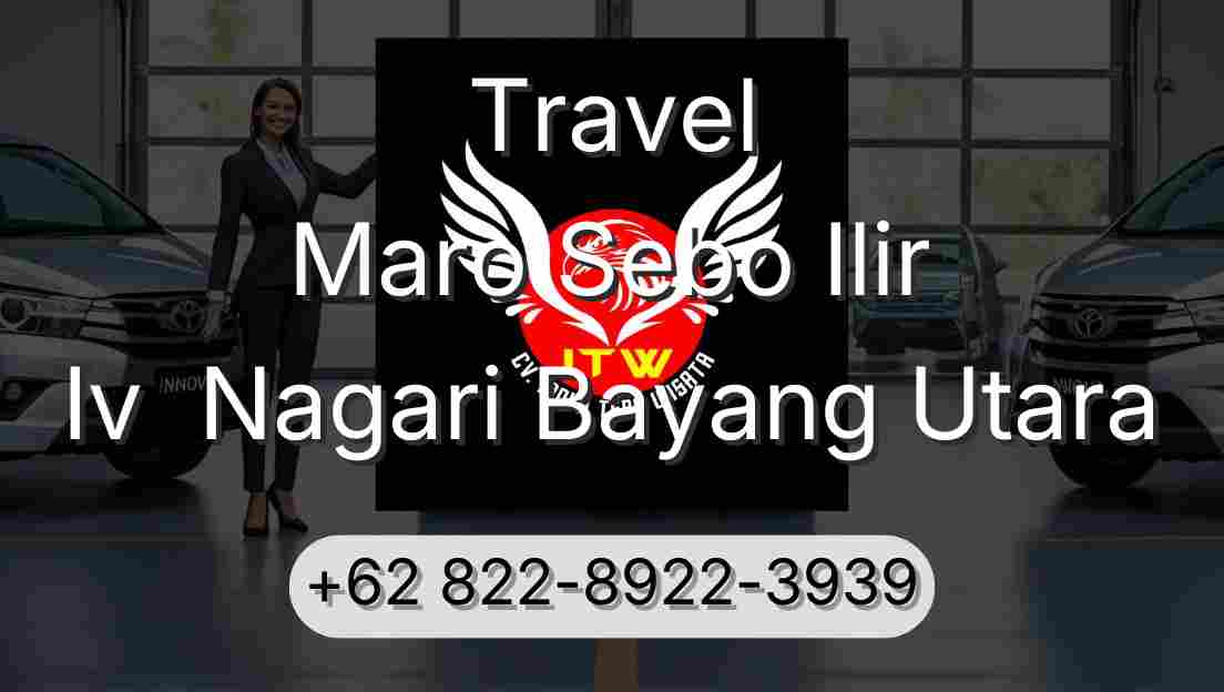Travel Maro Sebo Ilir Iv  Nagari Bayang Utara