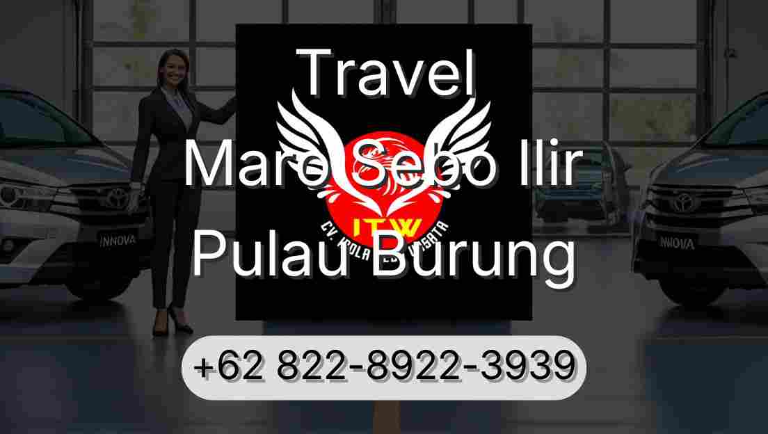 Travel Maro Sebo Ilir Pulau Burung