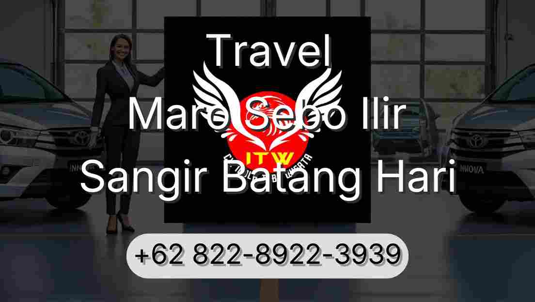 Travel Maro Sebo Ilir Sangir Batang Hari