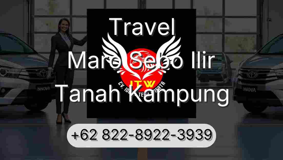 Travel Maro Sebo Ilir Tanah Kampung