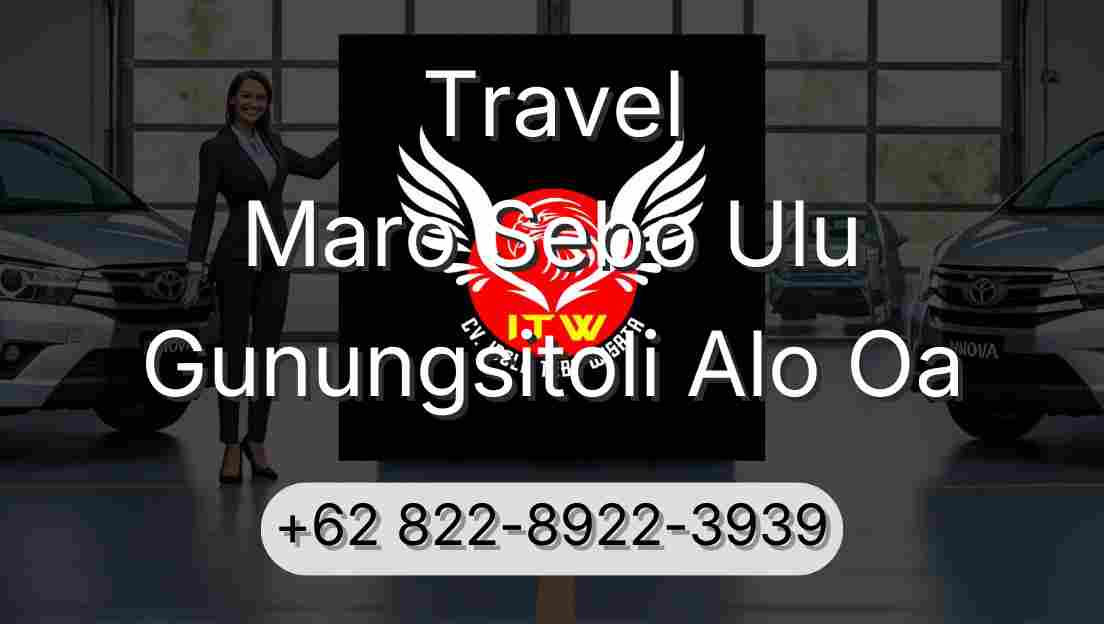 Travel Maro Sebo Ulu Gunungsitoli Alo Oa