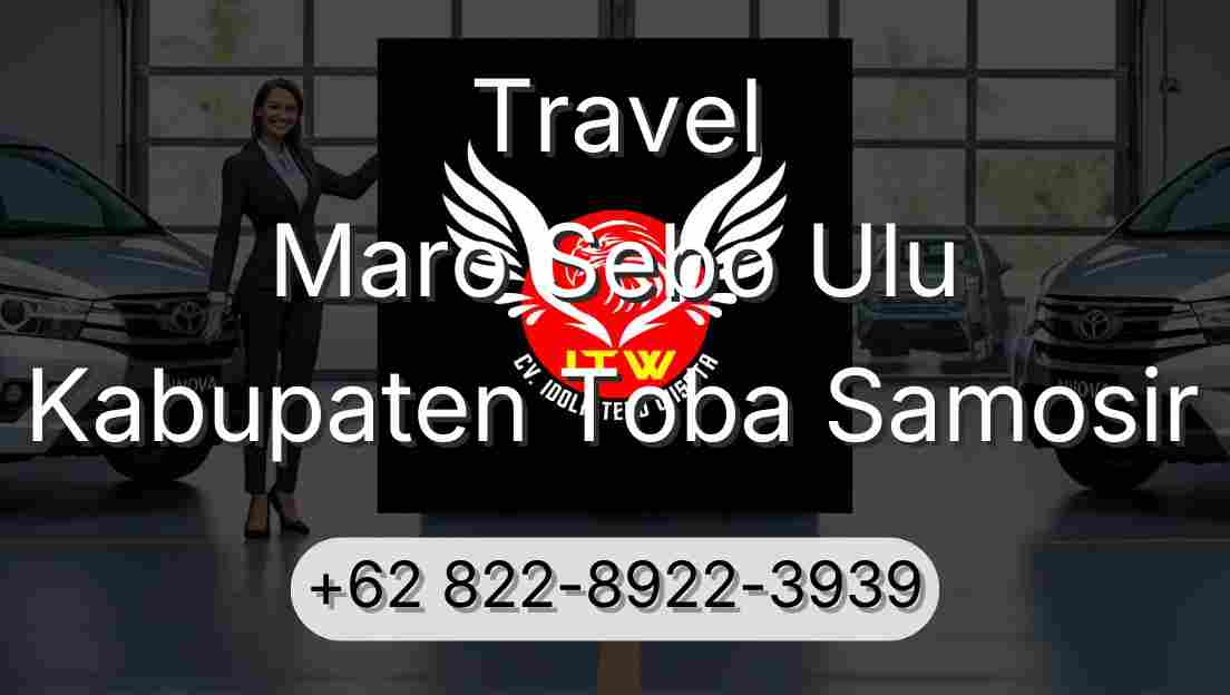 Travel Maro Sebo Ulu Kabupaten Toba Samosir